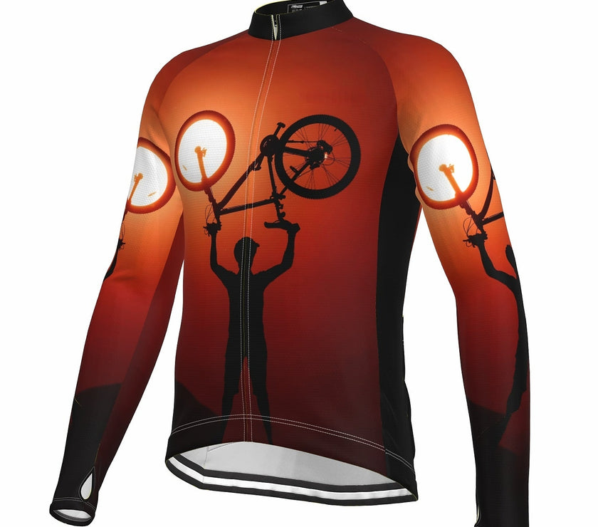 Grams Men's Long Sleeve Cycling Jersey