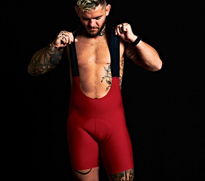 Solid Professional Slim Fit Cycling Competition Shorts