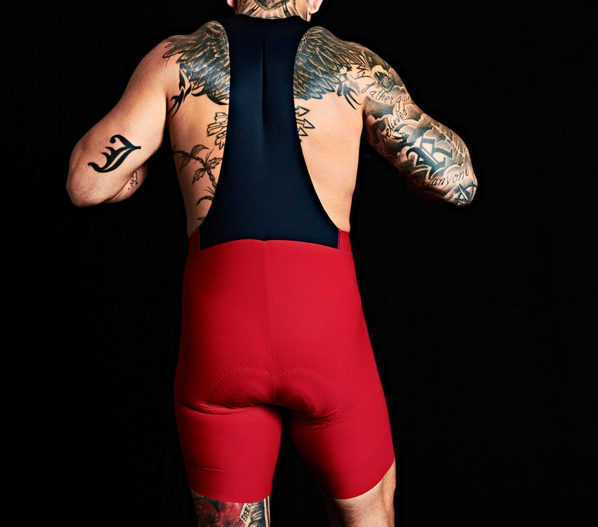 Solid Professional Slim Fit Cycling Competition Shorts