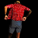 Black and White Polka Dot Cycling Shorts