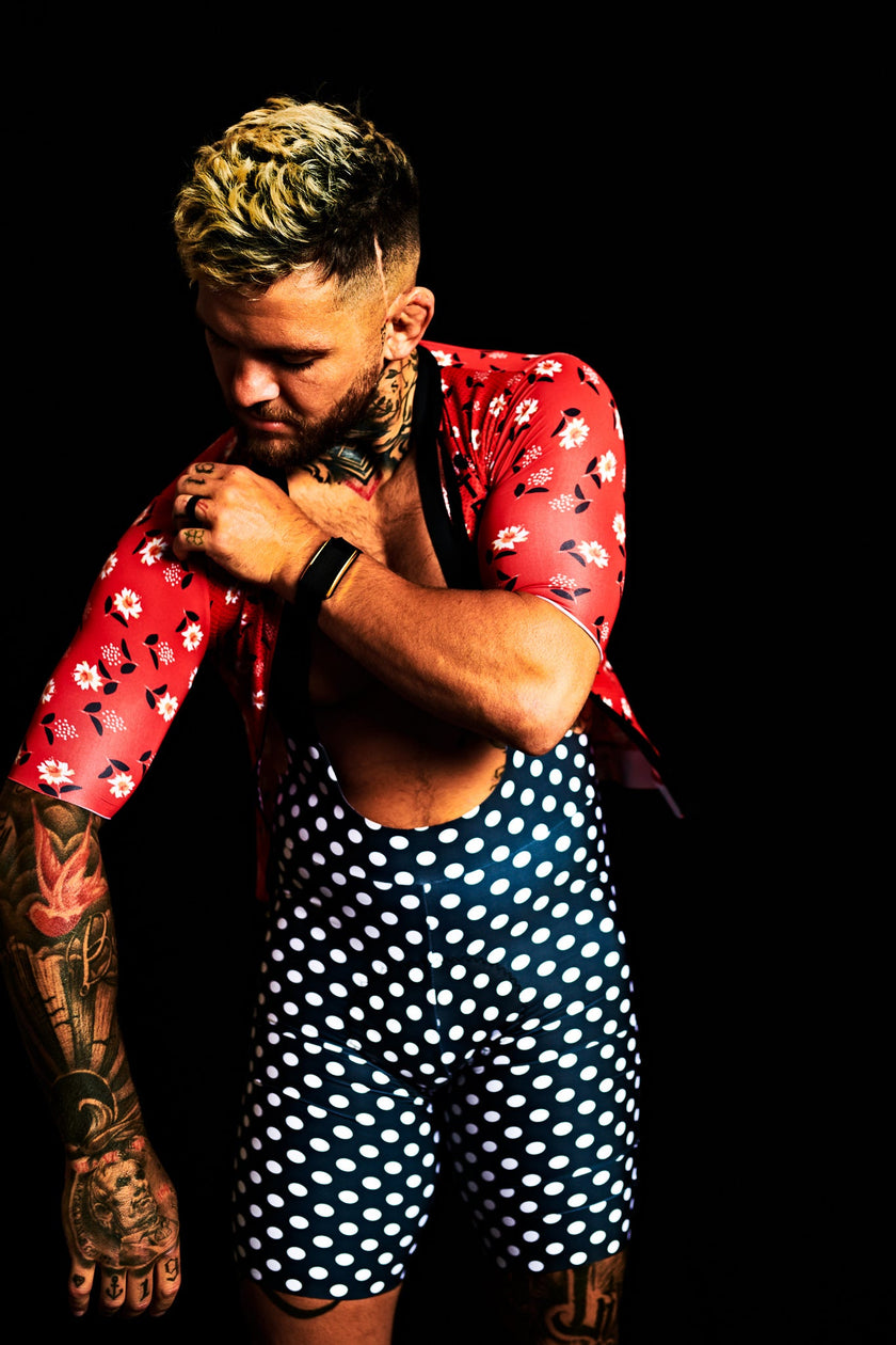 Floral Unique Style Breathable and Quick-drying Professional Cycling Suit