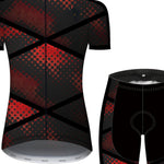 Women's Short Sleeve Cycling Jersey with Shorts