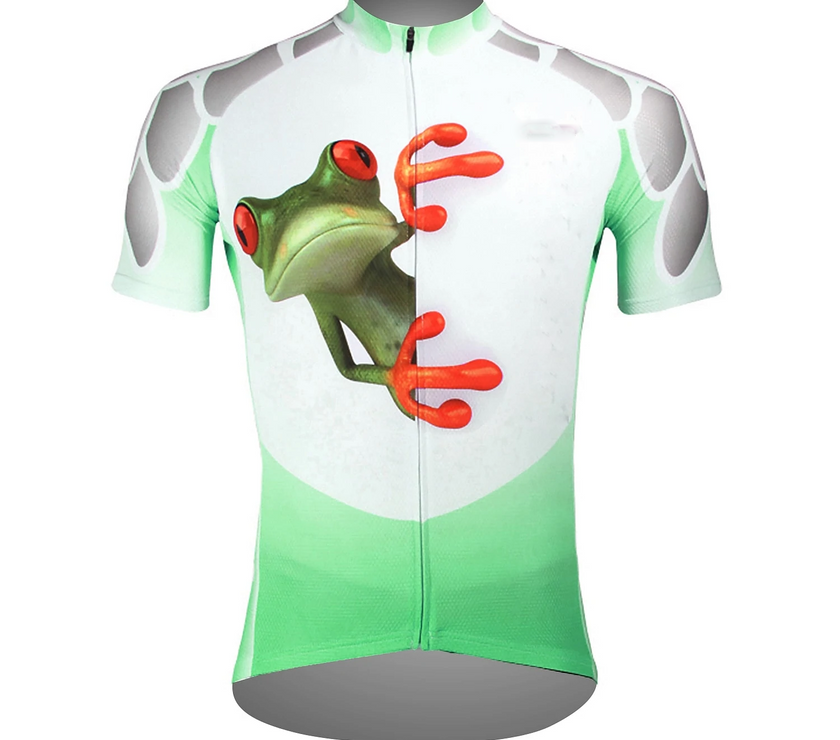 Men's Short Sleeve Cycling Jersey Summer Polyester Purple