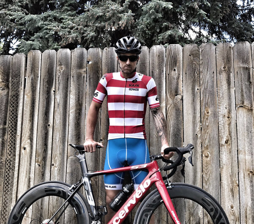 Black and Red Striped Suit Cycling Clothing High-grade Fabric Professional Sunscreen Quick-drying -top- short sleeve