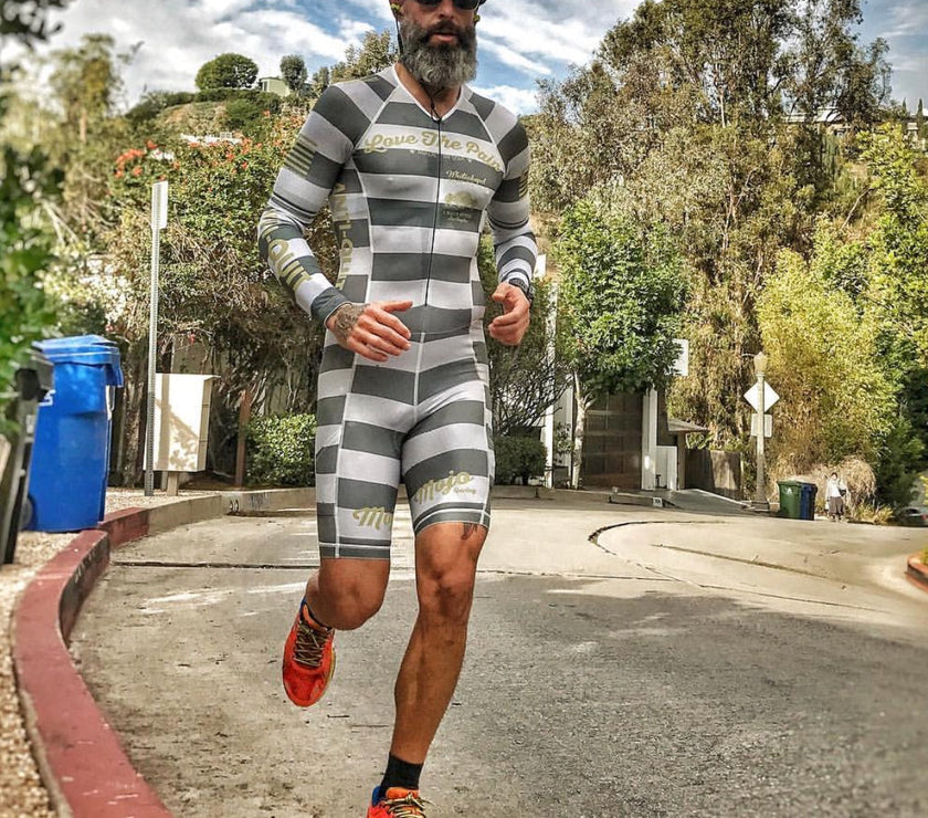 "Vintage Stripes" Aero Race Suit