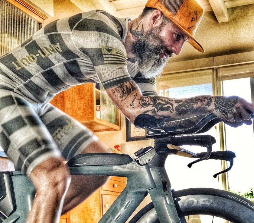 "Vintage Stripes" Aero Race Suit