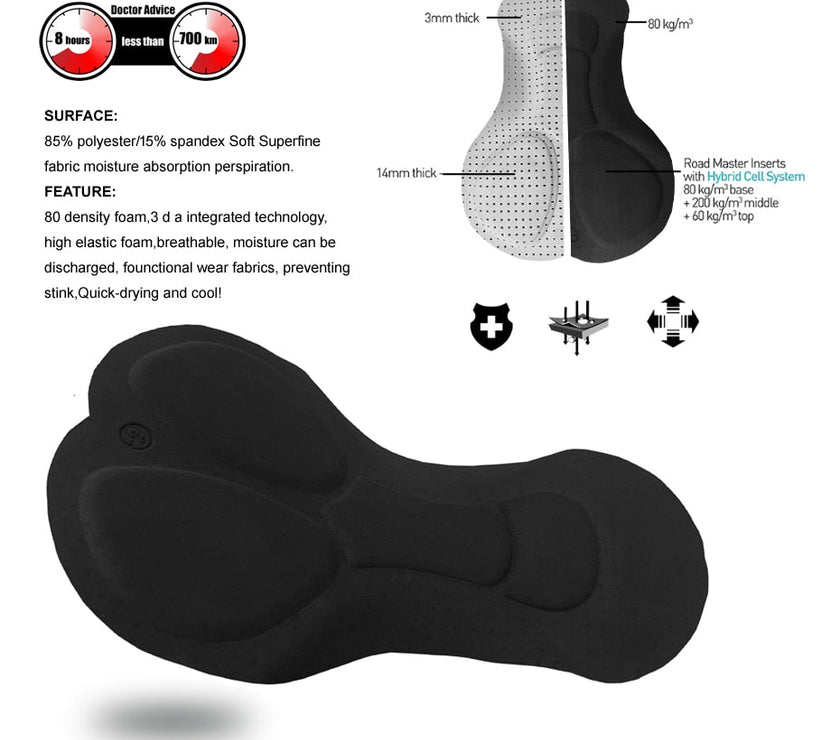 High Elastic Quick Dry Cycling Bib Shorts