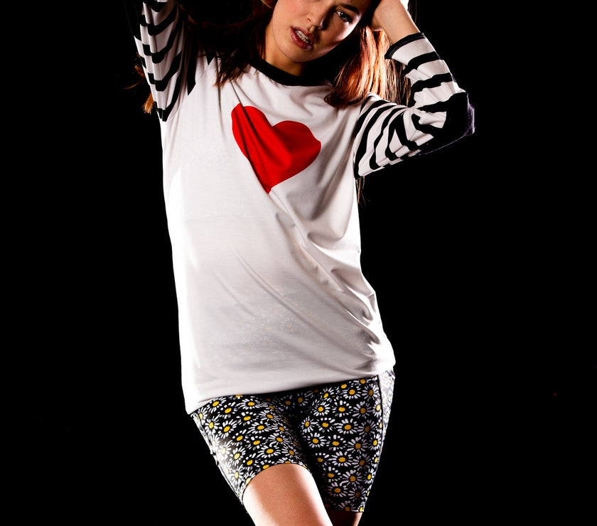 "Sweetheart 3/4" Sun Protection Loose Cycling Suit