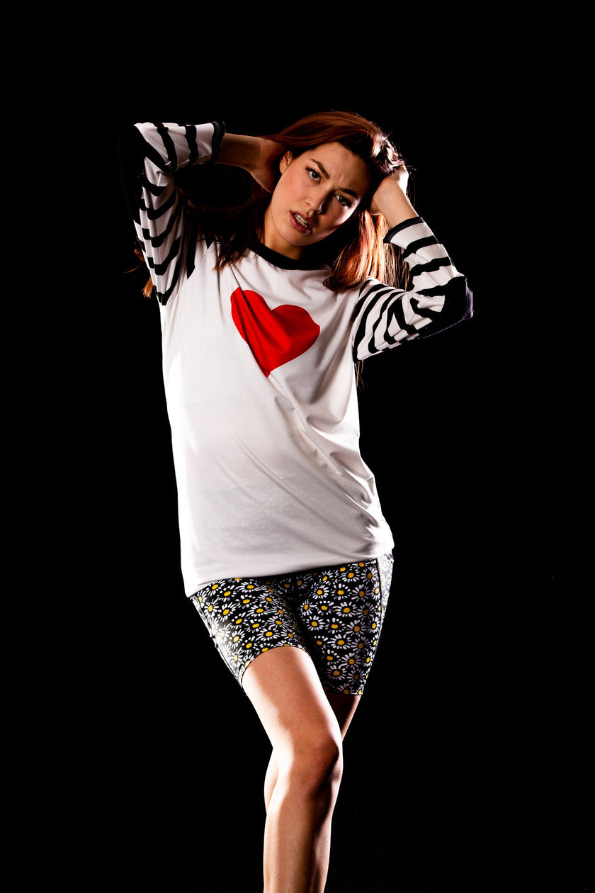 "Sweetheart 3/4" Sun Protection Loose Cycling Suit