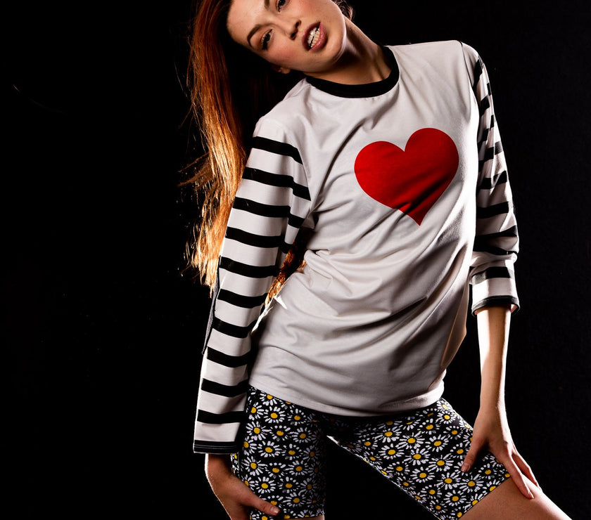 "Sweetheart 3/4" Sun Protection Loose Cycling Suit