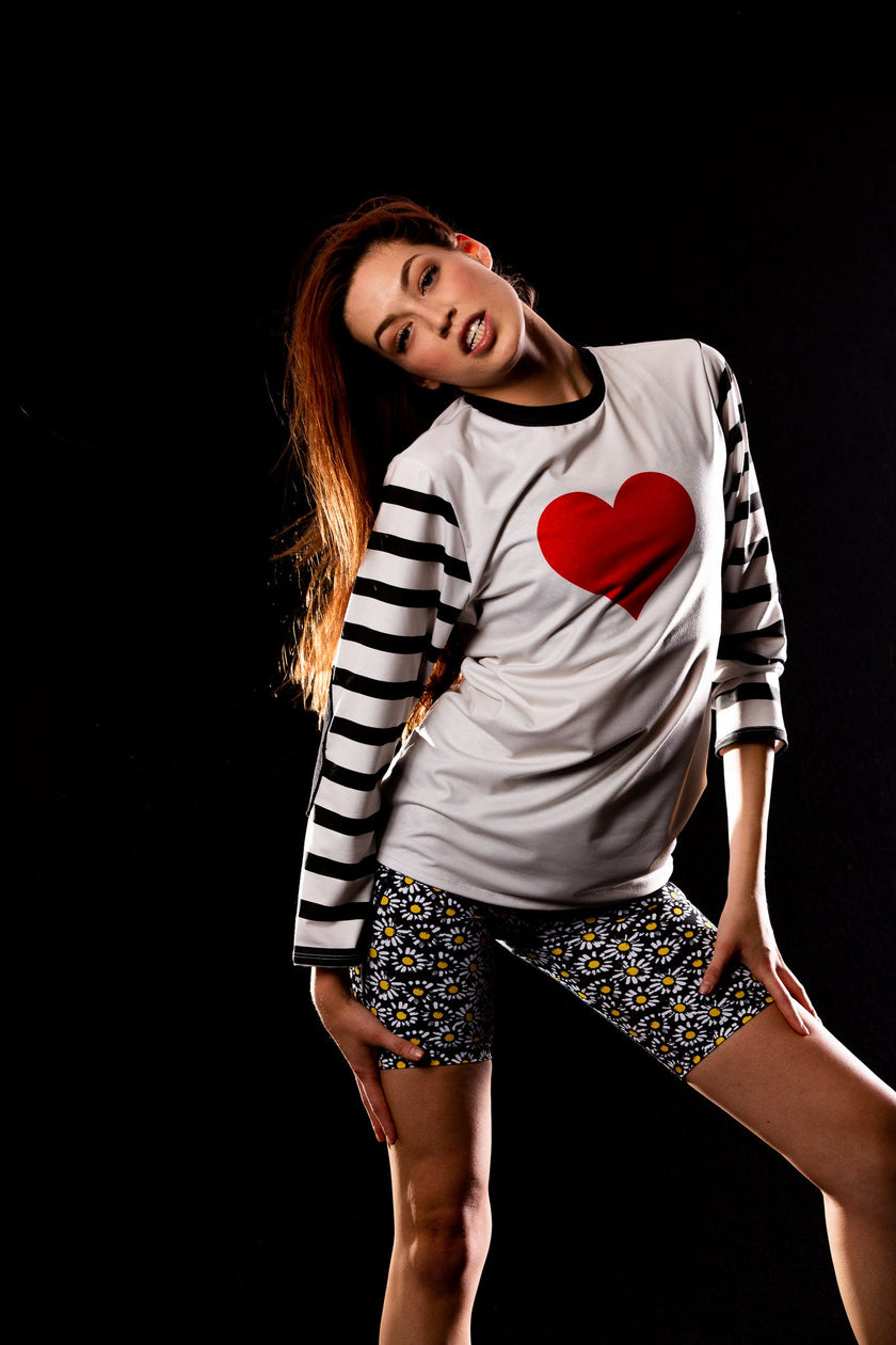 "Sweetheart 3/4" Sun Protection Loose Cycling Suit