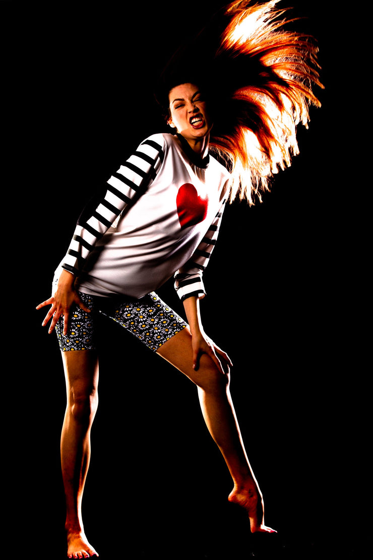 "Sweetheart 3/4" Sun Protection Loose Cycling Suit