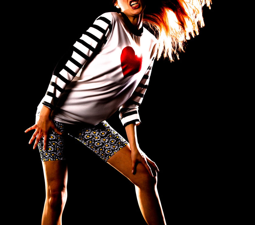 "Sweetheart 3/4" Sun Protection Loose Cycling Suit