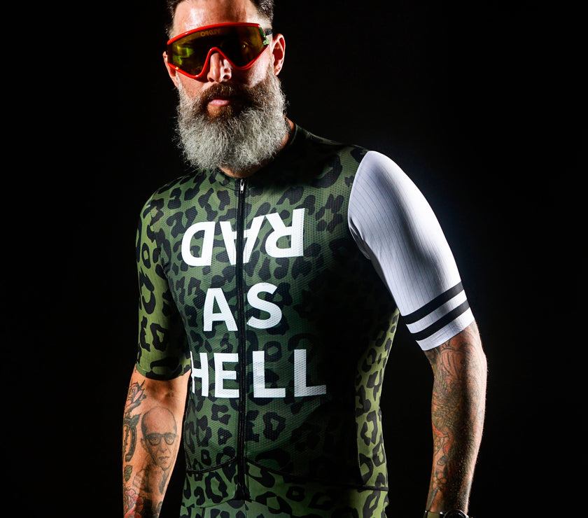 Advanced Fabrics Cool Leopard Print Explosive Riding Suits Recommended Series