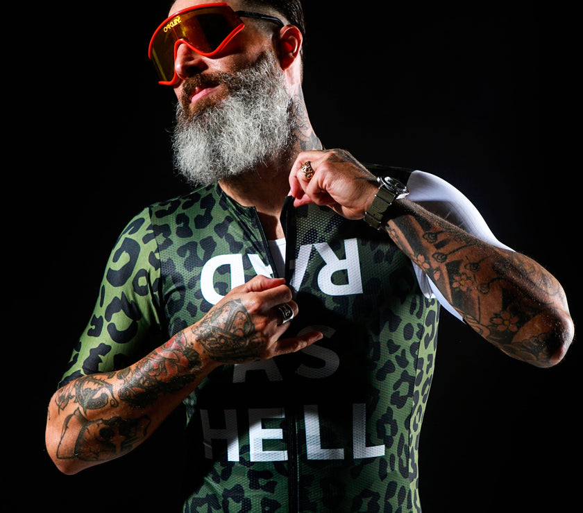 Advanced Fabrics Cool Leopard Print Explosive Riding Suits Recommended Series