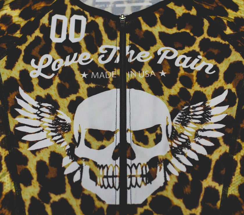 "Hot Rod Leopard" Unzip Race Suit