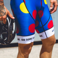 "Polka Dot Blue" Style Cycling Pants