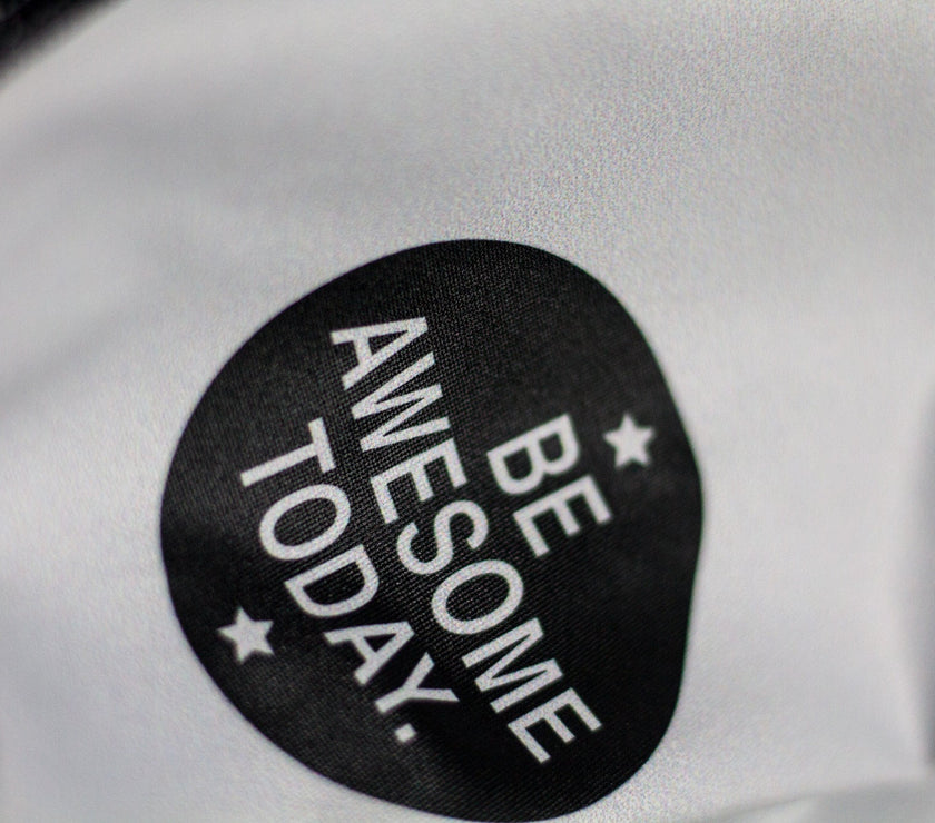 "Be Awesome Grey" Aero Race Suit