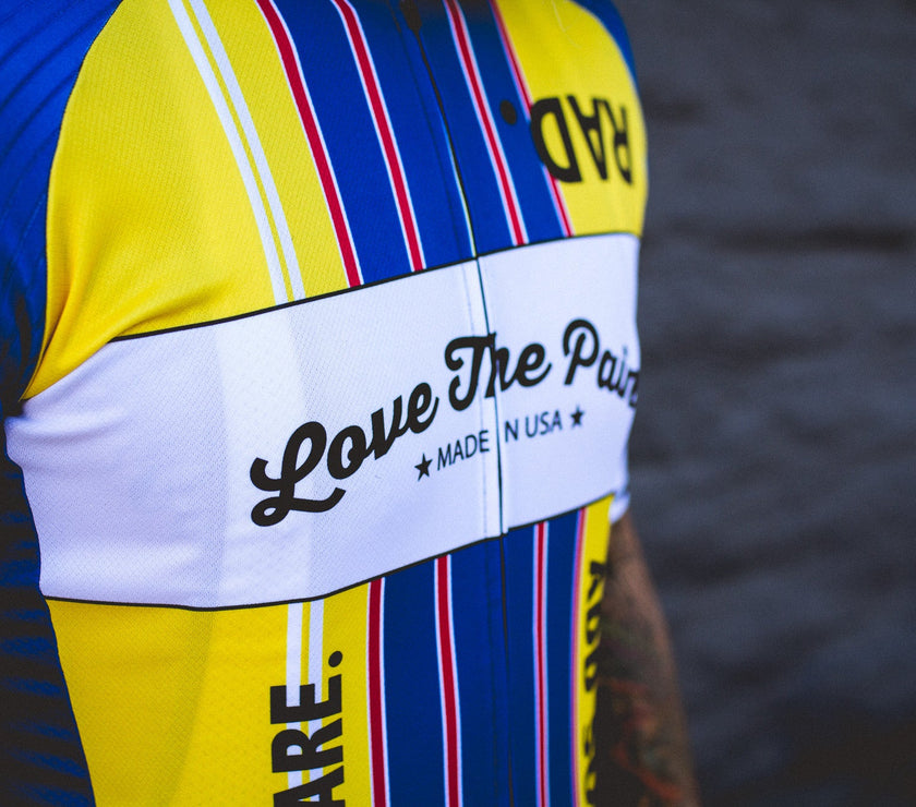 Jersey Style Professional Two-color Cycling Jersey (men)