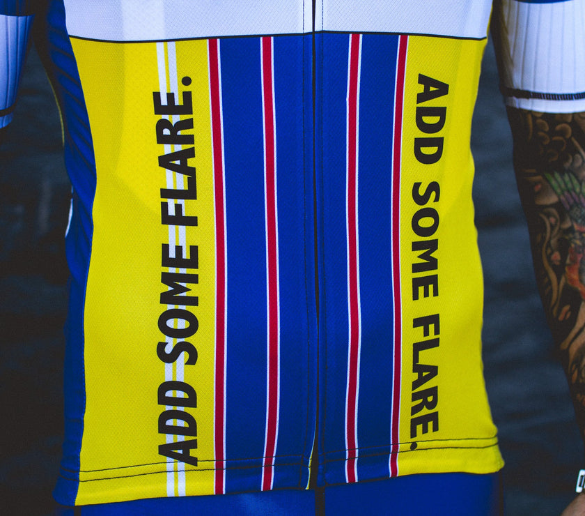 Jersey Style Professional Two-color Cycling Jersey (men)