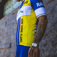 Jersey Style Professional Two-color Cycling Jersey (men)