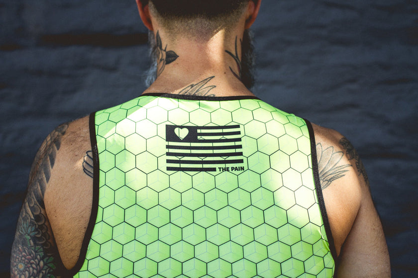 "Honeydew" Men's Triple Tank