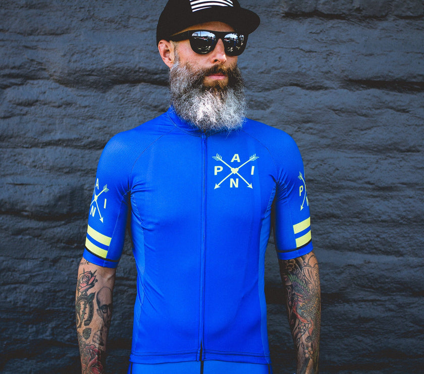 Blue Double Arrow Professional Riding Top