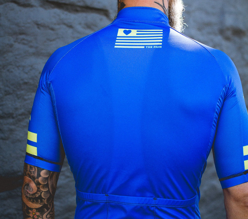 Blue Double Arrow Professional Riding Top
