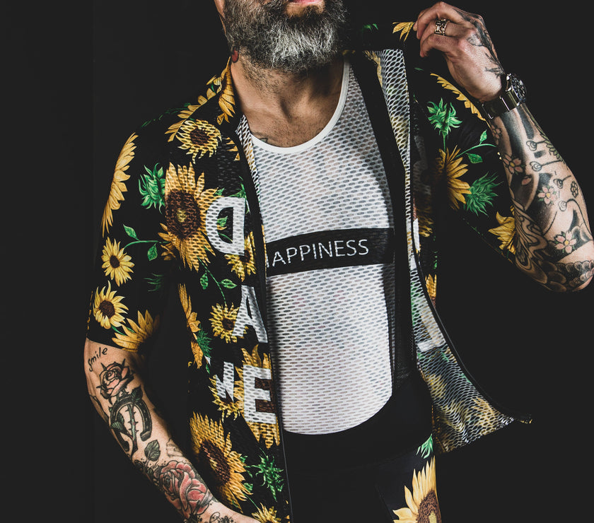 Sunflower Flower Series Cycling Clothes Two-piece Three-piece Explosive Style