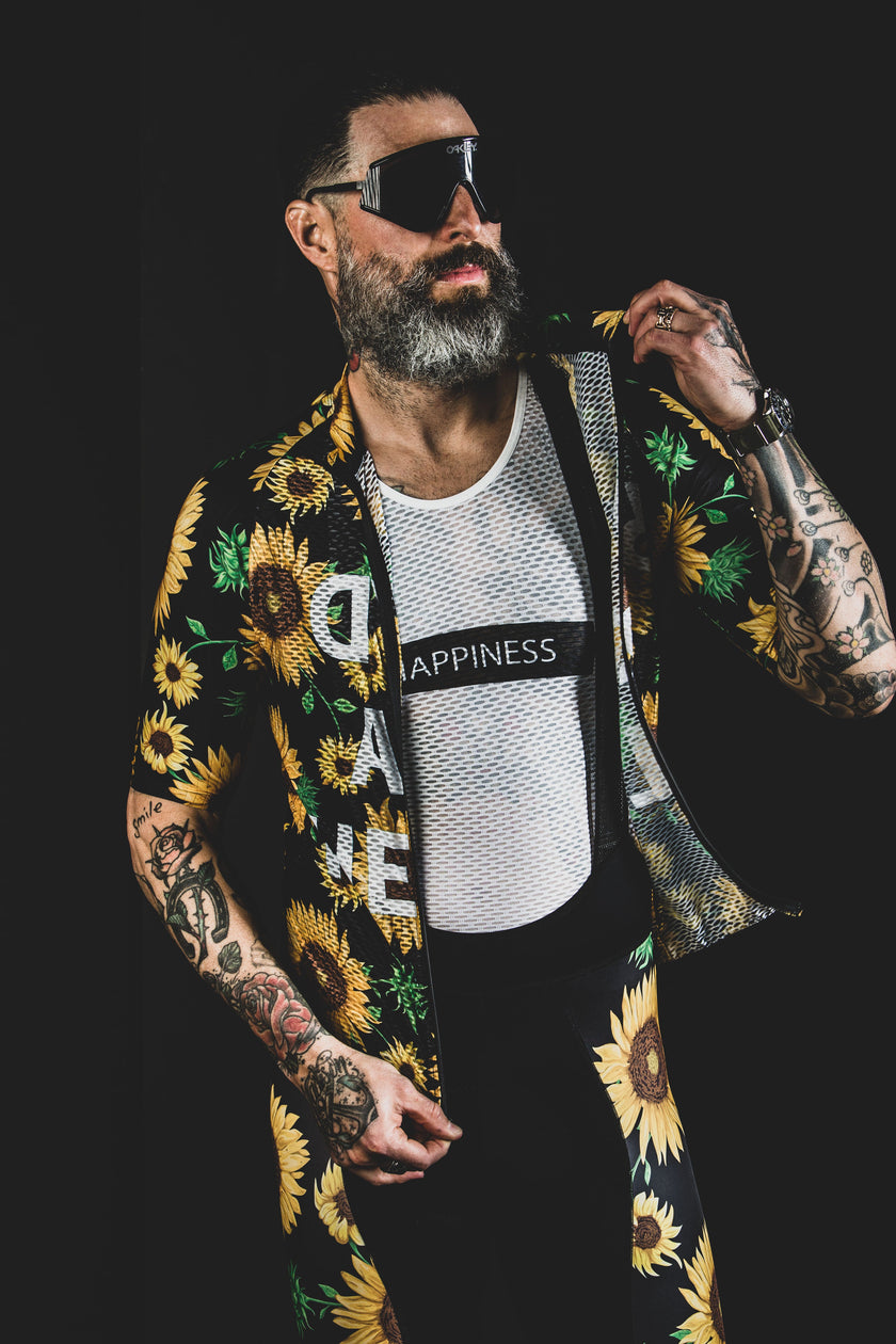 Sunflower Flower Series Cycling Clothes Two-piece Three-piece Explosive Style