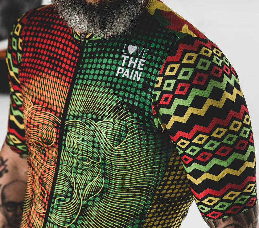 "Rasta" Aero Race Jersey-TOP
