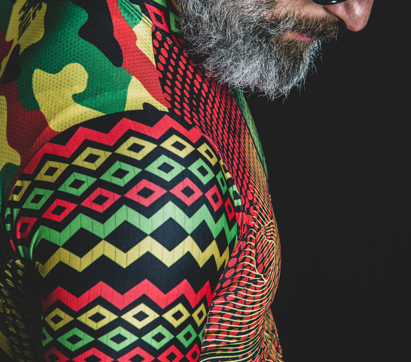 "Rasta" Aero Race Jersey-TOP