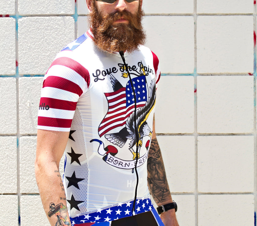 National Flag Series Cycling Clothing Suit Professional Quick-drying Breathable