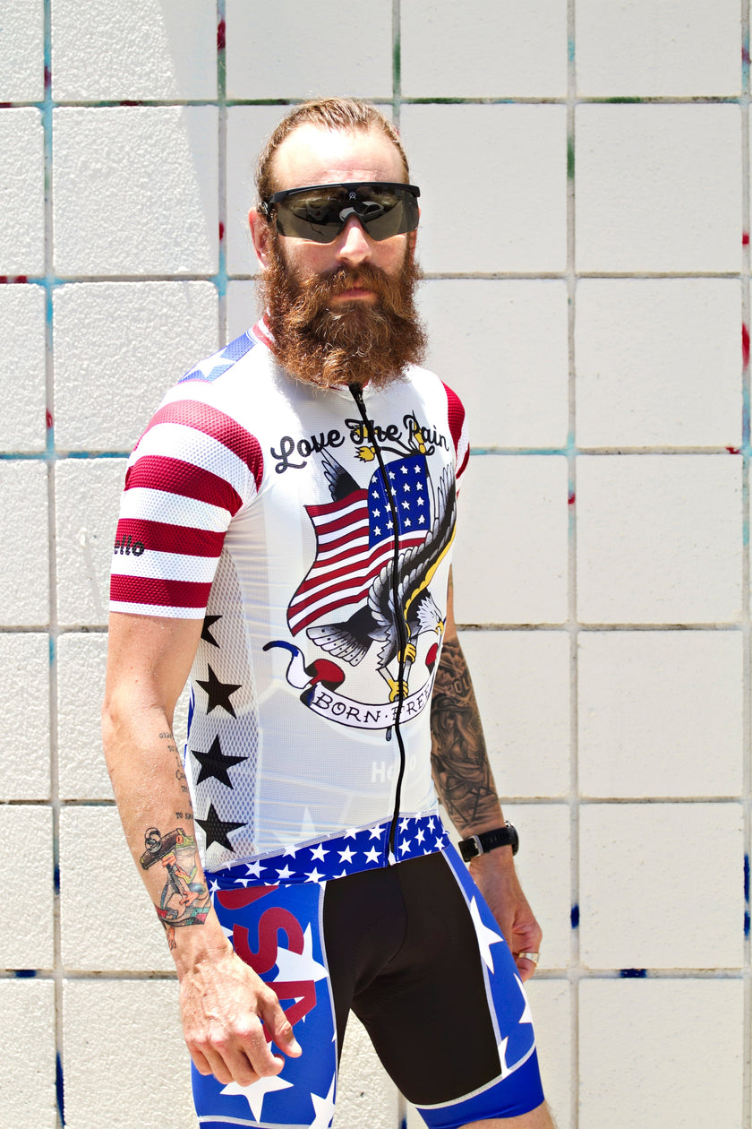 National Flag Series Cycling Clothing Suit Professional Quick-drying Breathable