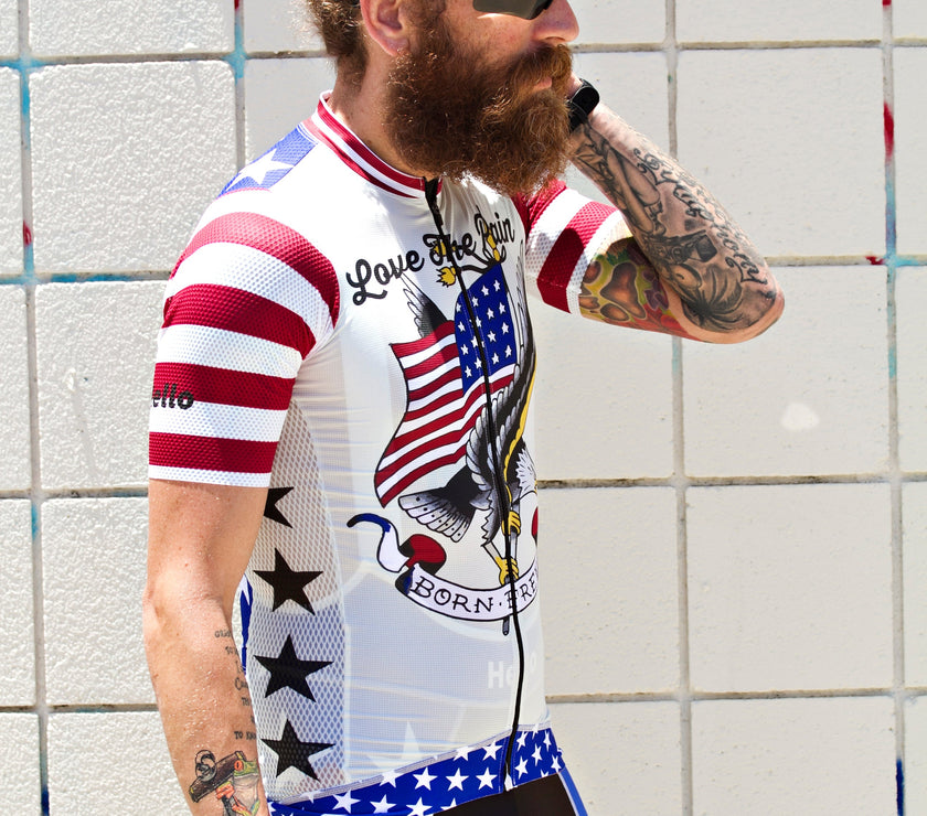 National Flag Series Cycling Clothing Suit Professional Quick-drying Breathable