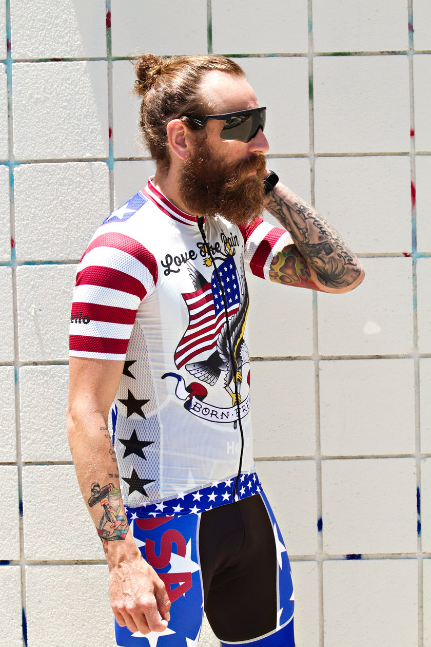 National Flag Series Cycling Clothing Suit Professional Quick-drying Breathable