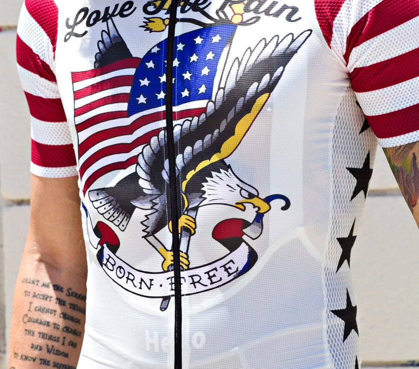 National Flag Series Cycling Clothing Suit Professional Quick-drying Breathable