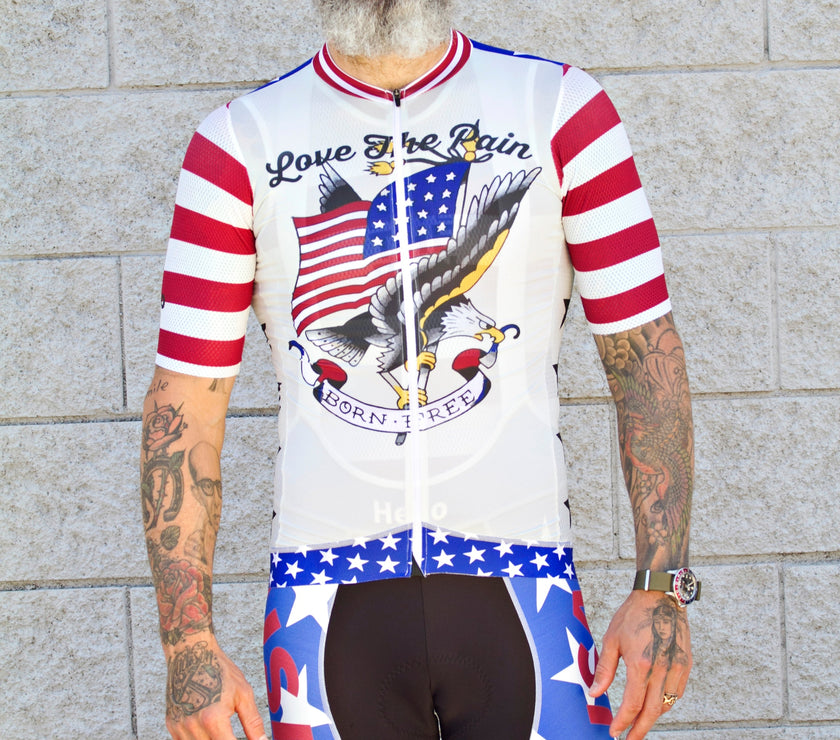 National Flag Series Cycling Clothing Suit Professional Quick-drying Breathable