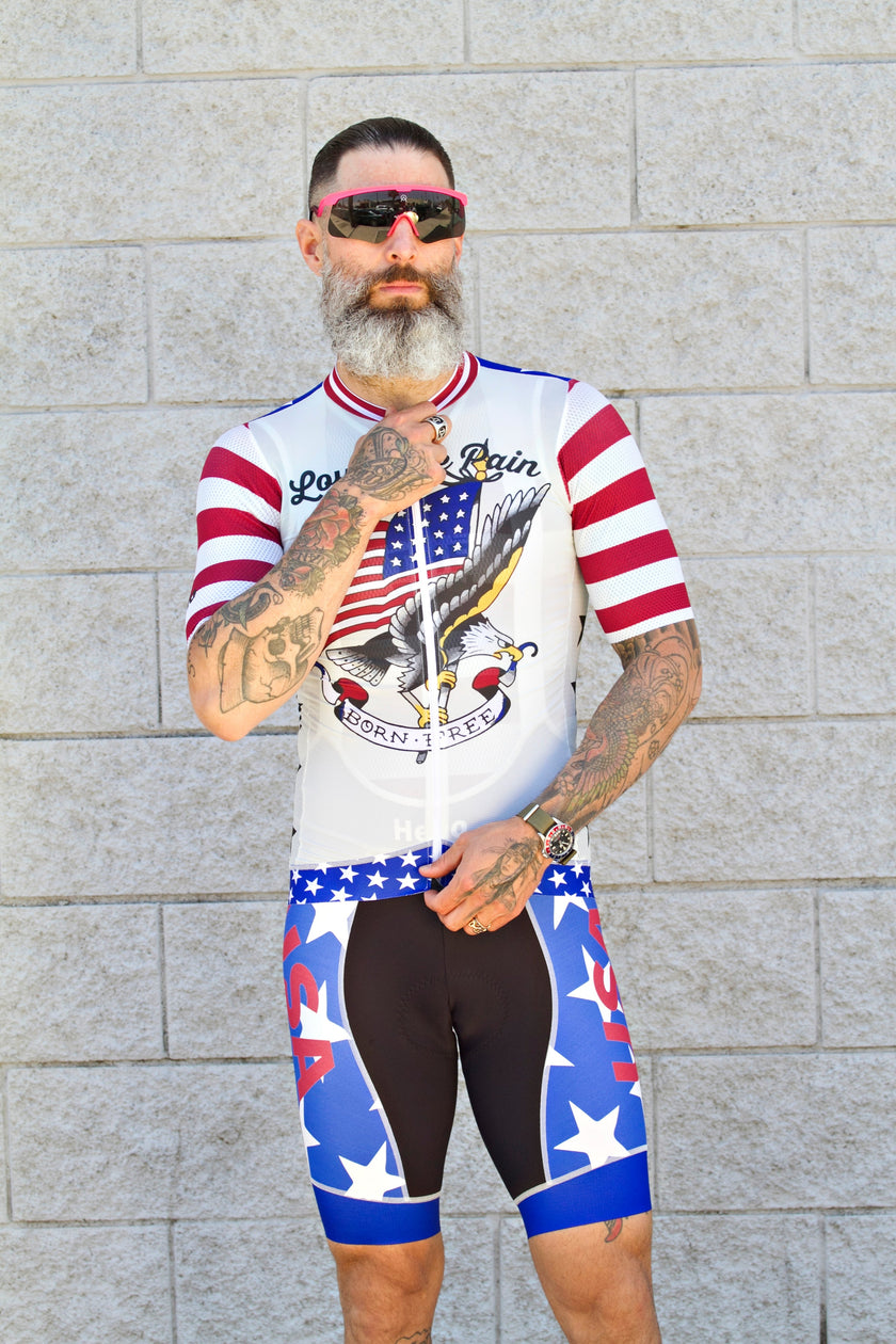 National Flag Series Cycling Clothing Suit Professional Quick-drying Breathable