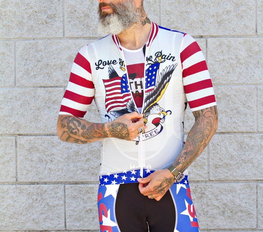 National Flag Series Cycling Clothing Suit Professional Quick-drying Breathable