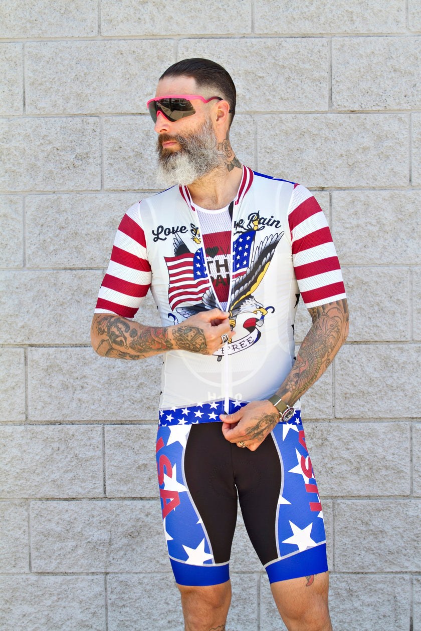 National Flag Series Cycling Clothing Suit Professional Quick-drying Breathable