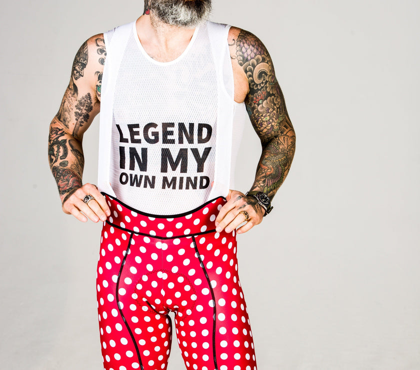 "Tablecloth" Racer Red Polka Dot Cycling Jersey