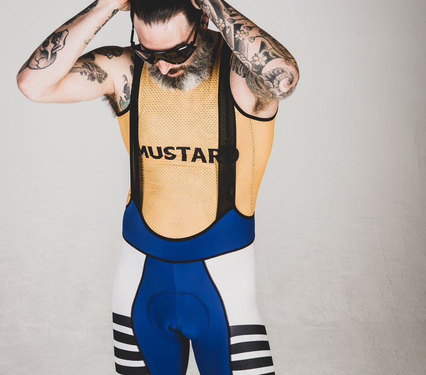 Mustard  Lightweight and Breathable Cycling Two-piece