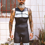 "Vintage Black" Sleeveless Suit