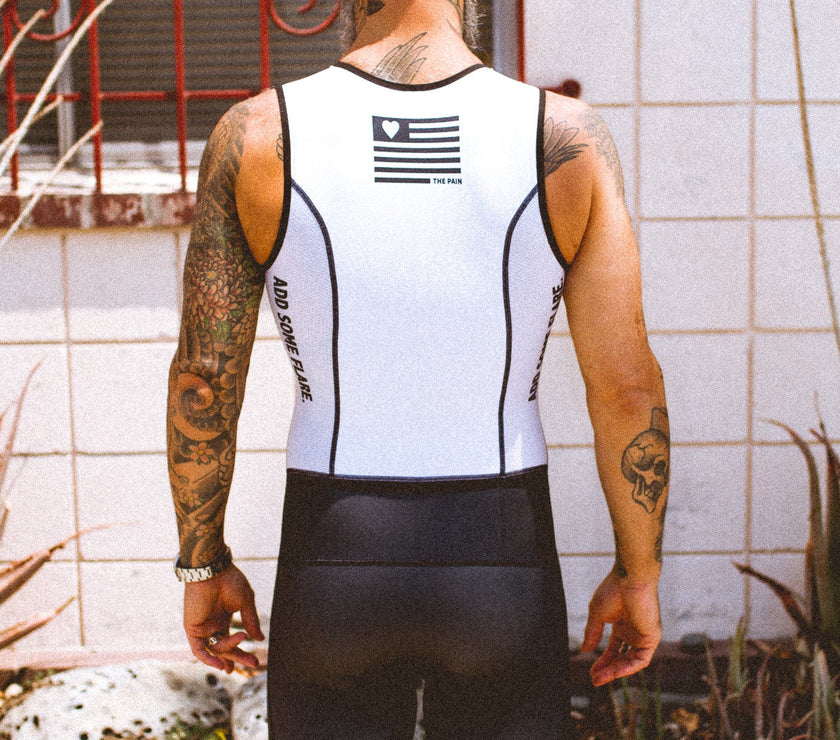 "Vintage Black" Sleeveless Suit