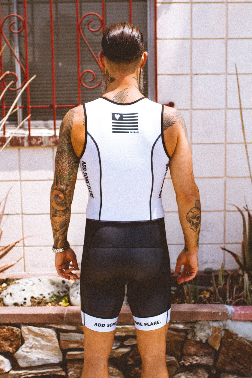 "Vintage Black" Sleeveless Suit