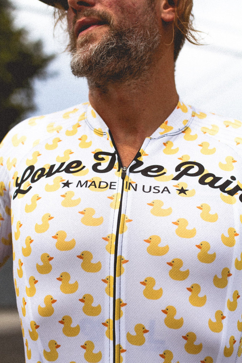 "Rubber Ducky" Cute Little Yellow Duck Thin Quick-drying Jersey