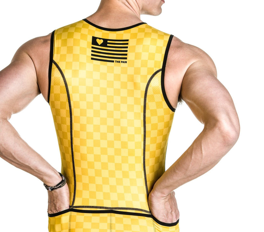 "SPEEDWAY" Sleeveless Suit