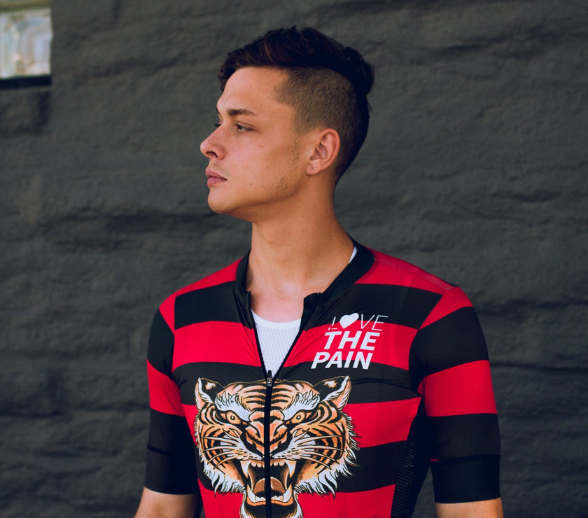 "Fierce Red" Light Racer Aero Jersey suit