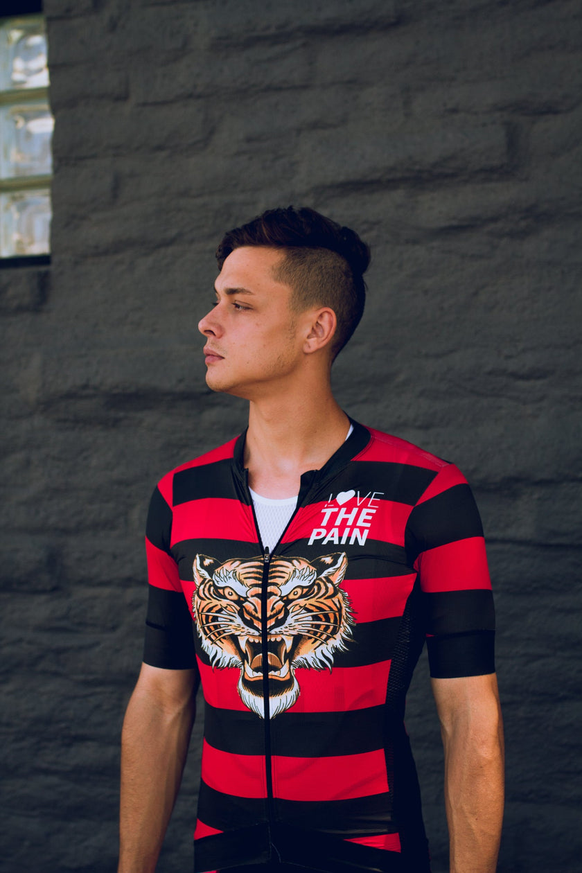 "Fierce Red" Light Racer Aero Jersey suit